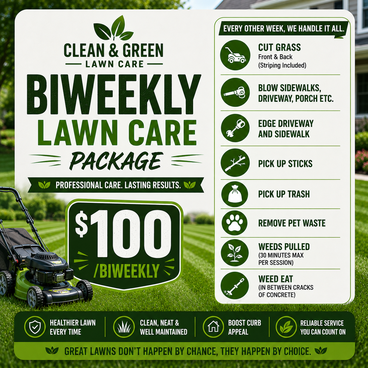 Biweekly Lawn Care Package