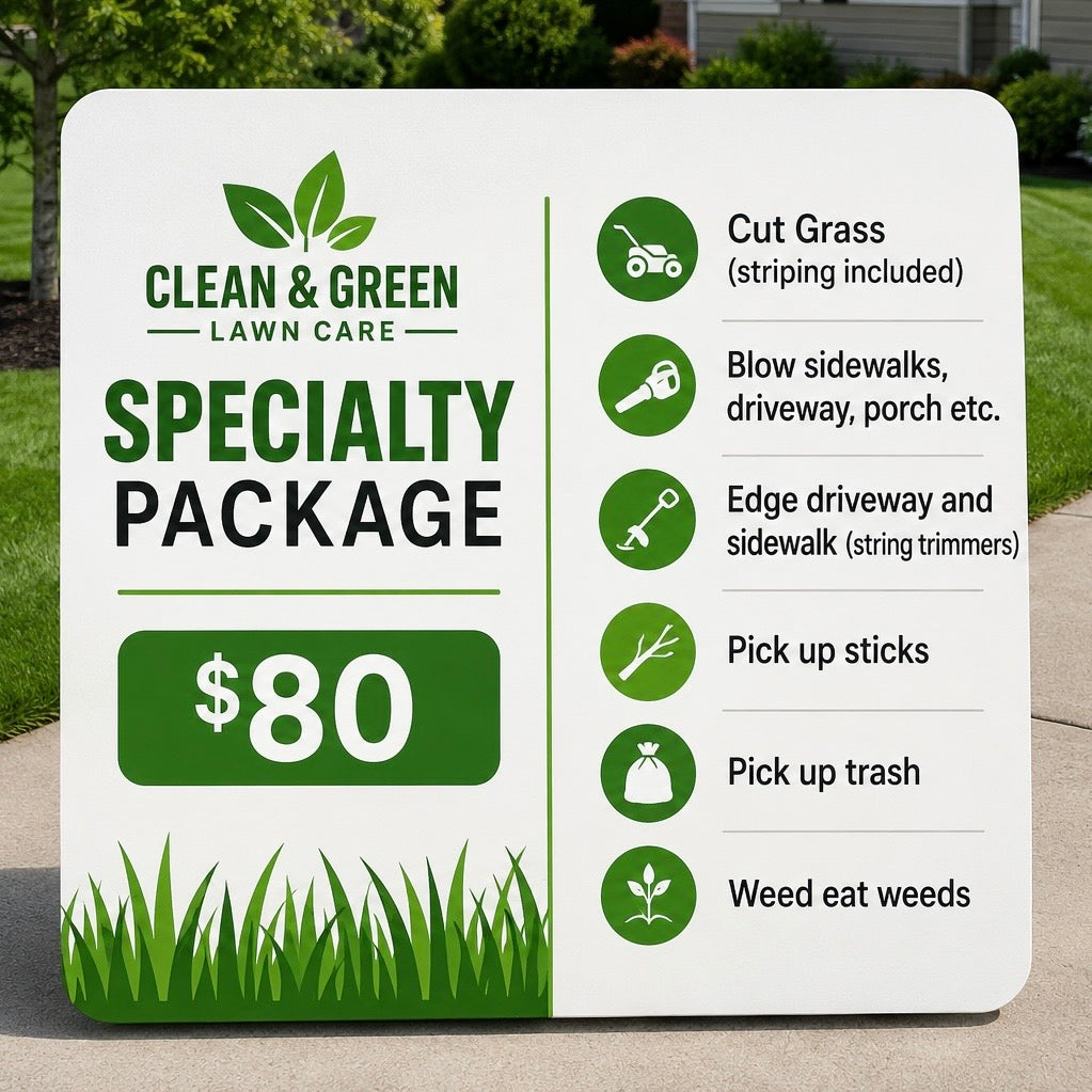 Clean & Green Specialty Package