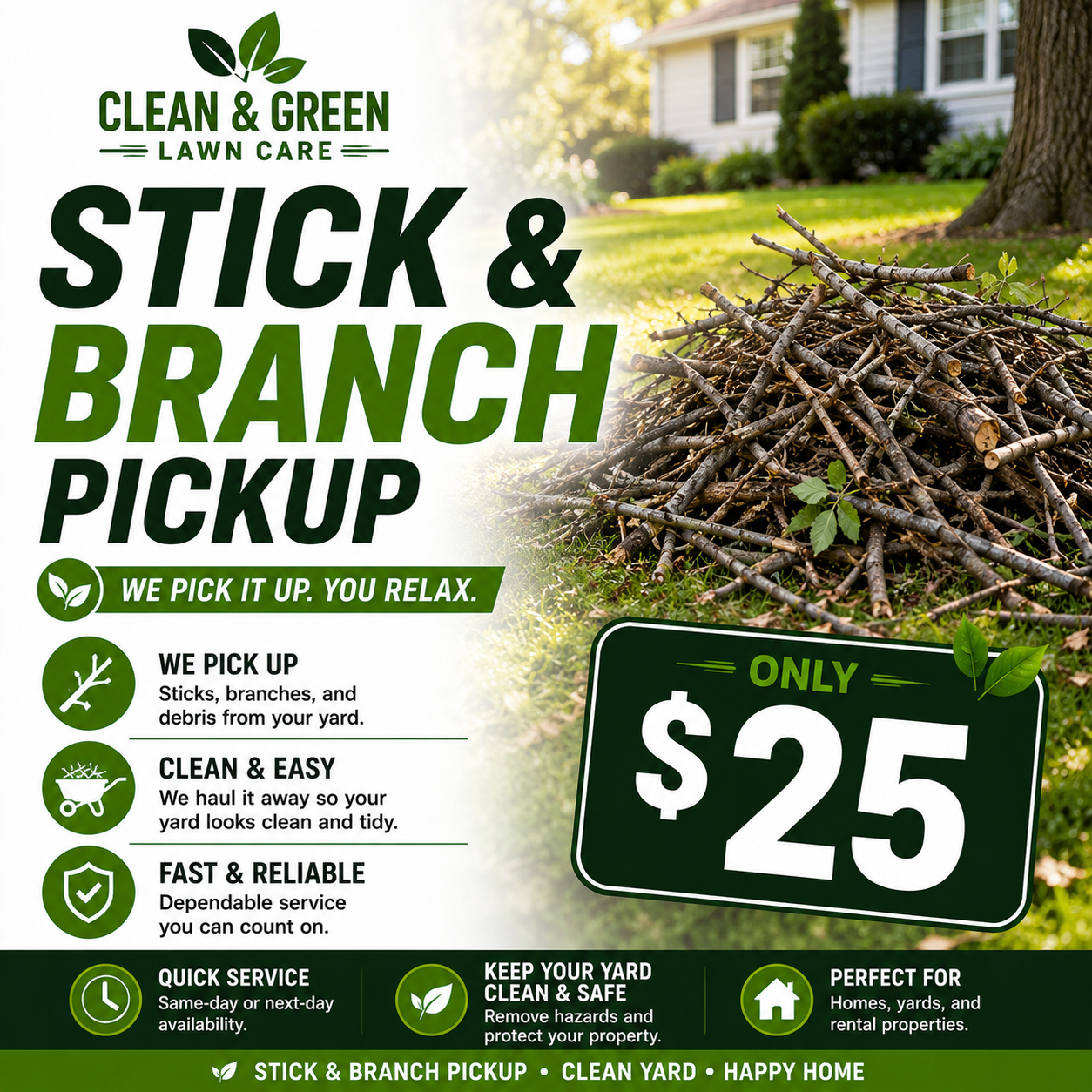Stick & Branch Pickup